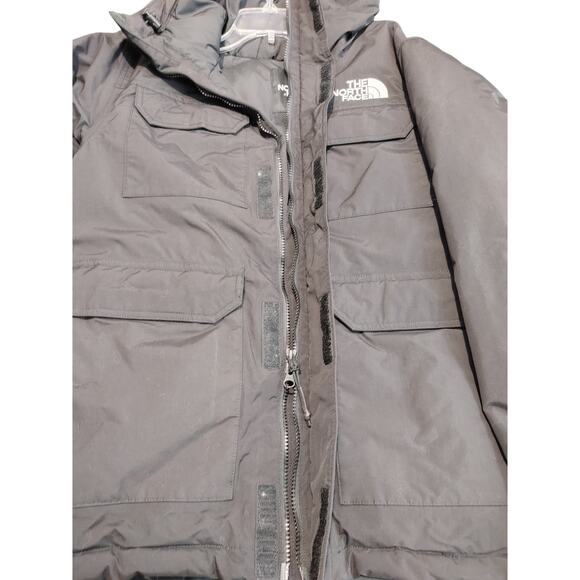 The North Face Cypress Parka Insulated Down Jacket Zip Up Windproof Gray Mens M - Picture 5 of 7